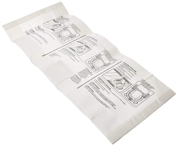 2-Pack Ridgid WD1950 Wet/Dry Vacuum Disposable Filter Bags Compatible Replacement